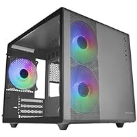 Mars Gaming MC-400 Negro, Caja Gaming Compacta Micro-ATX,