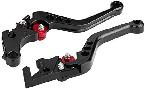 Brake Lever With Anodized Treatment Motorcycle Clutch Short Brake Lever Handle Powersports Brake Levers for Honda Grom MSX125 - Black 13-18