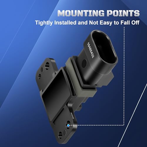 Camshaft Position Sensor Compatible with 1999-2007 Chevy Silverado 1500 Tahoe Blazer C1500 C2500 C3500 K1500 K2500 K3500 P30 Express GMC Sierra 1500 Yukon Jimmy Safari Savana 10490645, 10485432