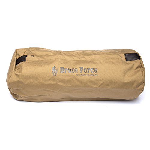 Brute Force Sandbags - Barebone 125 - Strongman - Heavy Duty no Handle sandbag bearhug sandbag Perfect for Garage Fit Ness Home Gym Must Have