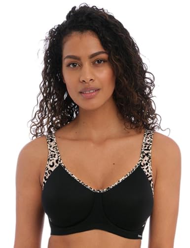Soutien-gorge de sport grand maintien Freya Sonic noir 28GG avec armatures