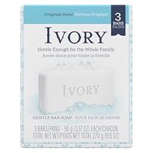 Ivory Bar Bath Soap 3.1oz - 3 count Pack of 6