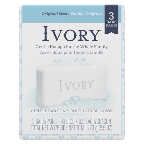 Ivory Bar Bath Soap 3.1oz - 3 count (Pack of 6)