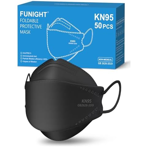 Funight KN95 Face Masks 50 Pack Cover