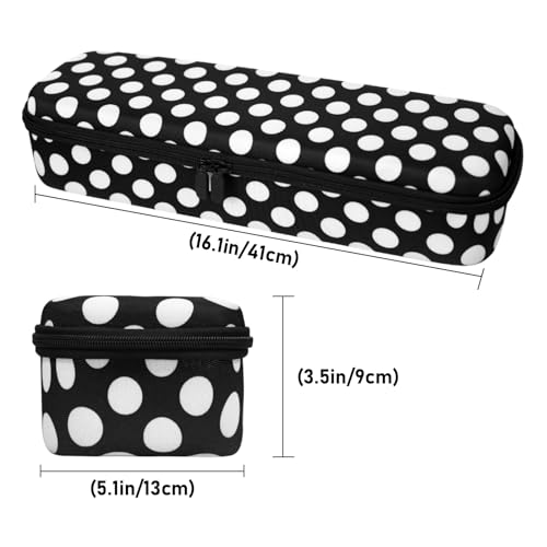 Image of Hard Carrying Case for Revlon Hair Dryer Brush Original 1.0 /Plus 2.0,Portable Travel Storage Bag Compatibility with All Brand Hot Tools Volumizer Hot Air Brush (Black)