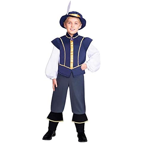 Boys Historical Tudor Prince Fancy Dress Costume 8-10 Years Cover