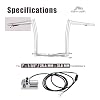 MoKitDora 1 Handlebar Switch Air Ride Suspension Control Kit for Harley 2015-2024 Touring Road Glide Ultra Special FLTRXS Custom FLTRX FLTRU Limited FLTRK FLTRXST FLTRUSE with AERO Systems, Chrome