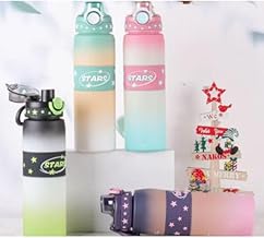 زجاجة مياه من البلاستيك بتصميم نجمة FL-1010 للاستخدام المنزلي من هوم كير، 850 مل