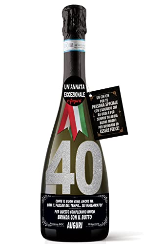 Calzini regalo per il 40° compleanno da uomo, regalo ricordo per la festa, marito, papà, amico, 40 anni, quaranta, per lui, taglia UK da 6 a 11 - USA da 7 a 12 - Italia