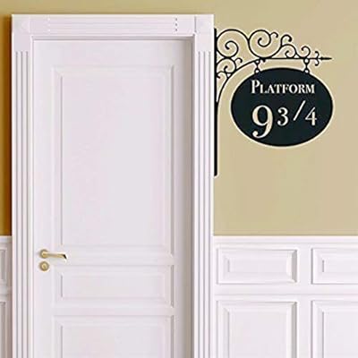 Adhesivo de pared de la puerta de la guardería de Harry Potter de 25 cm de Amikim, adhesivo decorativo de pared extraíble, vinilo de pared decorativo | Ya disponible en tu tienda friki favorita! En mundofriki.es!