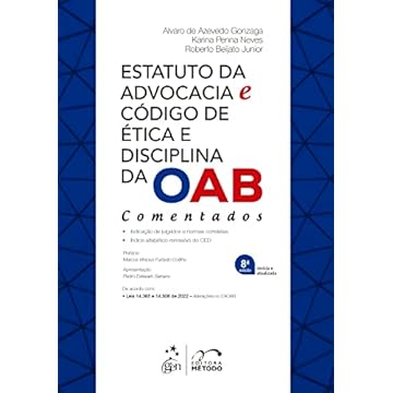 Capa do livro Estatuto da Advocacia e Código de Ética e Disciplina da OAB - Comentados
