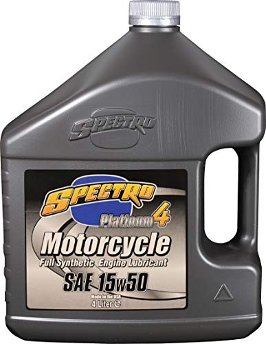 Spectro U.sp4155 Platinum Motorcycle Full Syn 4T - 15W50-4Lt. - 4/Case #TOP27