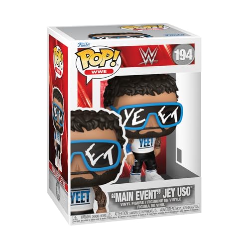 Funko POP! WWE: Jey Uso - Figura in vinile da collezione - Idea regalo - Prodotto ufficiale - Giocattoli per bambini e adulti - Modello di figura per collezionisti ed esposizione