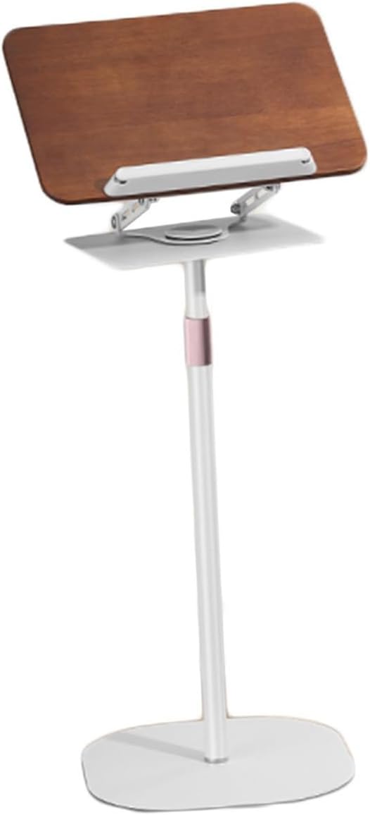 Floor Book Stand,Height Adjustable Reading Stand,2-in-1 Book Holder,Heavy-Duty Base for Office School Home(Color2,91-159cm)