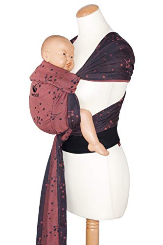 manduca Twist Babydraagzak > Craspedia Rouge < pasgeborenenenendraagdoek van draagdoek (biologisch katoen/jaquard… - Image 3