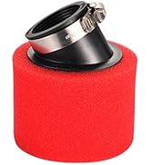 GOOFIT 42 mm Luftfilter Ersatz für 4 Takt 50 cc 70 cc 90 cc 110 cc 125 cc ATV Dirtbike rot
