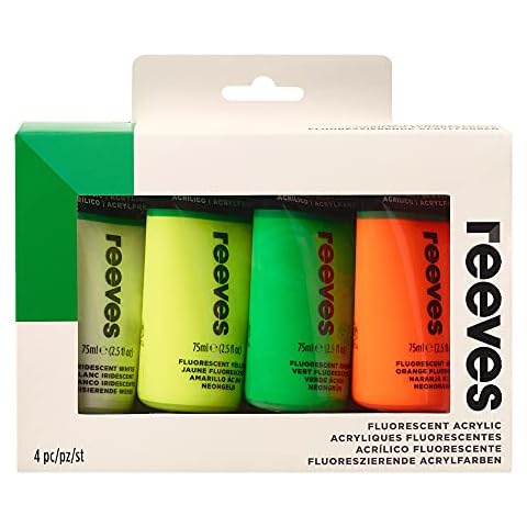 Reeves Fluorescent Acrylic Paint Set Cover