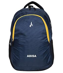 ADISA Laptop Backpack with rain Cover and Earphone Slot 31 Ltrs (Navy)