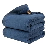 オルタ(oruTa) バスタオル 綿 2枚セット 厚手 吸水 日本製 泉州 ロイヤル 63×120cm ネイビー