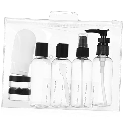 FONDOTIN トラベル容器 漏れ防止キャップ付き 多用途スキンケア シャンプーディスペンサー 携帯便利軽量 小型詰め替えボトル 出張旅行用