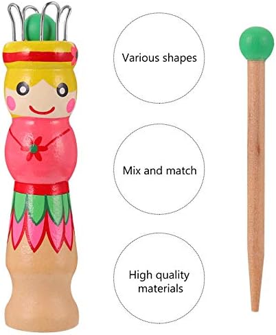 EXCEART Knitting Spool Knitter French Plastic Handy Knitter Yarn Wool Knit Knitter Knitting Doll Craft Loom Maker DIY Knitting Tool