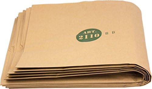 8 x Alina 140L Compostable Paper Wheeled Bin Bag / Garden Compost Sack / Wheelie Bin Liner / Biodegradable Brown 140 Litre Paper Sack with Alina Composting Guide (8 sacks)