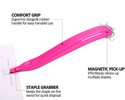 image for JuneLsy Professional Magnetic Staple Remover Puller Staple Puller Tool