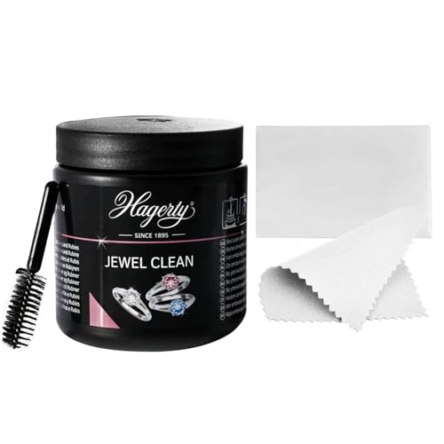 Jewellery Dip Cleaner & 3 x Jewellery Polishing Cloth, Effective Silver Cleaner for Jewellery Cleaning Solution for Gold, Diamonds, and Platinum Ring Cleaning Kit for Sparkling Results