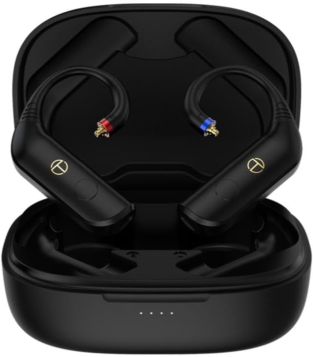 Linsoul TRN BT30 Pro Bluetooth 5.2 Wireless Earhook for IEMs Wired Earphones, Upgraded CVC 8.0 Noise Cancellation Technology, Long Battery Life with Charging Case (MMCX)
