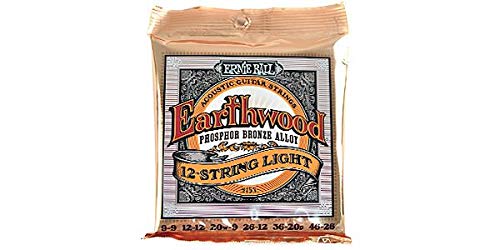 ERNIEBALL (アーニーボール) アコースティックギター用弦 EARTHWOOD 12-STRING LIGHT PHOSPHOR BRONZE