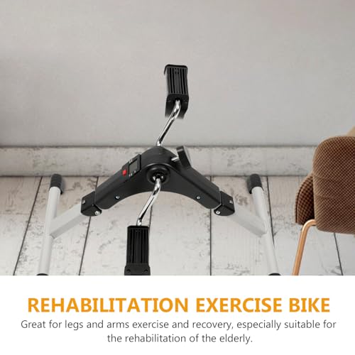 Mini bicicleta pedal para ejercicio y rehabilitación portátil miniatura 3