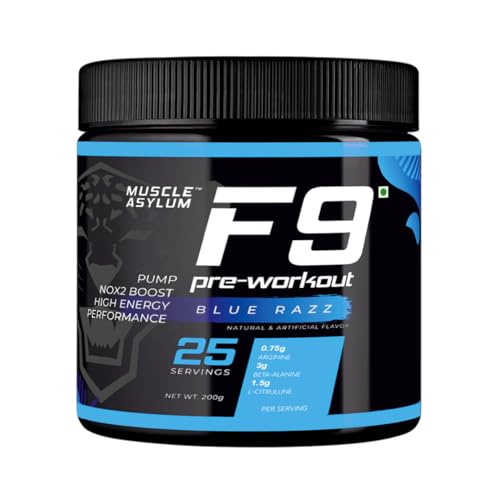 Image of F9 Pre-Workout 25-50 ser (200, Blue Razz)