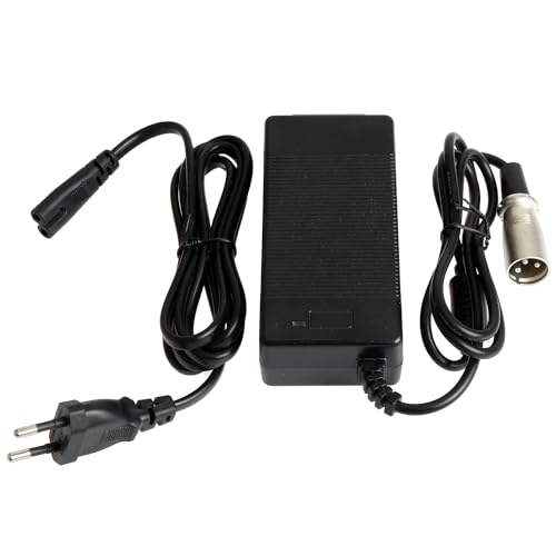 Mach1 Cargador de 36 V para scooter eléctrico/salida: CC 43,2 (36 V) – 1,6 A/para baterías de plomo/CA 100-240 V 50/60 Hz
