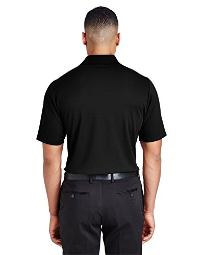 Devon & Jones CrownLux Performance™ Men's Plaited Polo L BLACK2
