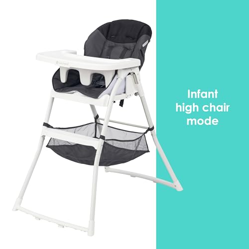 Image of Baby Trend Flat Fold High Chair, Stellar Black
