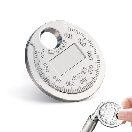 OLLBIT Spark Plug Gapper,Spark Plug Measuring Tool,Scaled from .020