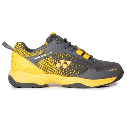 Image of YONEX Velo 100-i Badminton Shoes | Made in India | Ideal for Badminton,Squash,Table Tennis,Volleyball | Non-Marking Sole | TRU Cushion | Ergo Shape | Hexagrip |