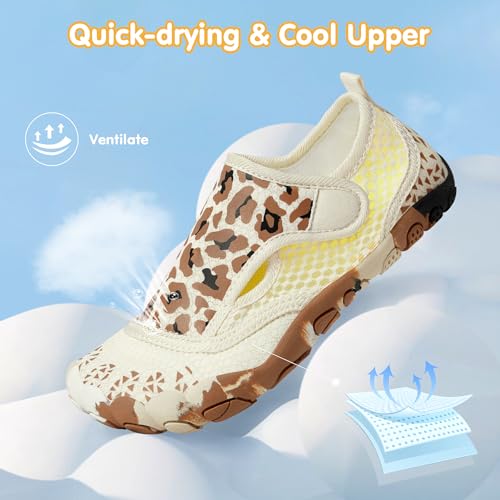 Image of ATHMILE Kids Water Shoes Boys Girls Water Shoes Quick Dry Barefoot Beach Sports Swim Pool Summer Shoes(Little Kid /Big Kid)