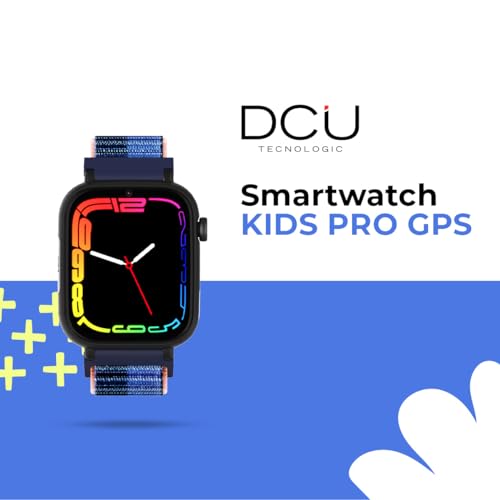 DCU TECNOLOGIC - Smartwatch for children with Android system - Whatsapp - GPS positioning - Video calls - SOS button - Parental control - Colour: Blue, Normal - Image 2
