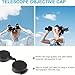 Binoculars Protective Rubber Objective Lens Caps Binocular Eyepiece Lens Cover Telescope Cover Lens Protection (42 Objective Cover)