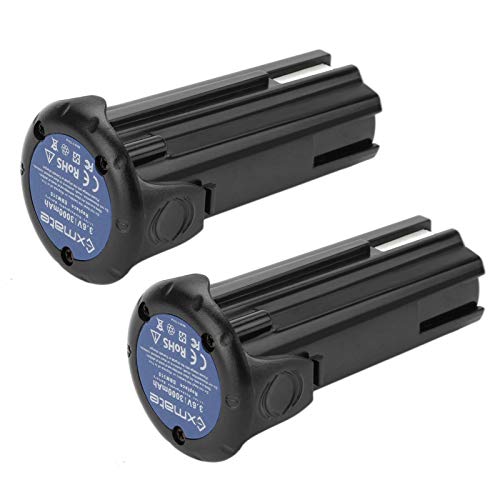 Exmate 2 Pack 3.6V 3.0Ah Replacement Battery for Hitachi EBM315 326263 326299, DB3DL, DB3DL2, FDB 3DL, NT50GS, NT65GA, NT65GS NT65GB Screwdriver Cordless Drill Power Tools