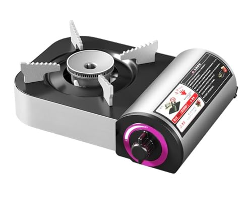 Neakarfer-ポータブルガスストーブ、コンパクト、超軽量カード式変換器、デスクトップとアウトドア調理に適しており、加熱速度が速く、電力を必要とせずキャンプに最適、 (じききゅうちゃくしきろ)