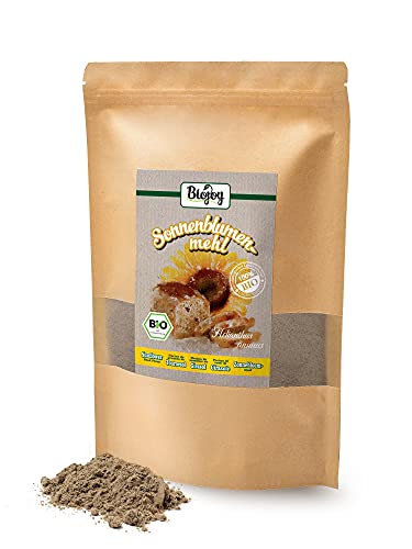 Biojoy BIO-Zonnebloemmeel - gedeeltelijk ontolied, glutenvrij en koolhydraatarm (1 kg) - Afbeelding 3