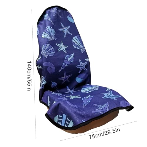 Cubierta frontal de toalla impermeable para asiento de coche antideslizante y lavable 5