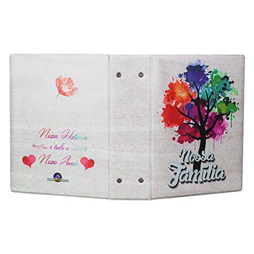 Álbum de Fotos 10x15 Nossa Grande Família 500 Fotografias + ADESIVO