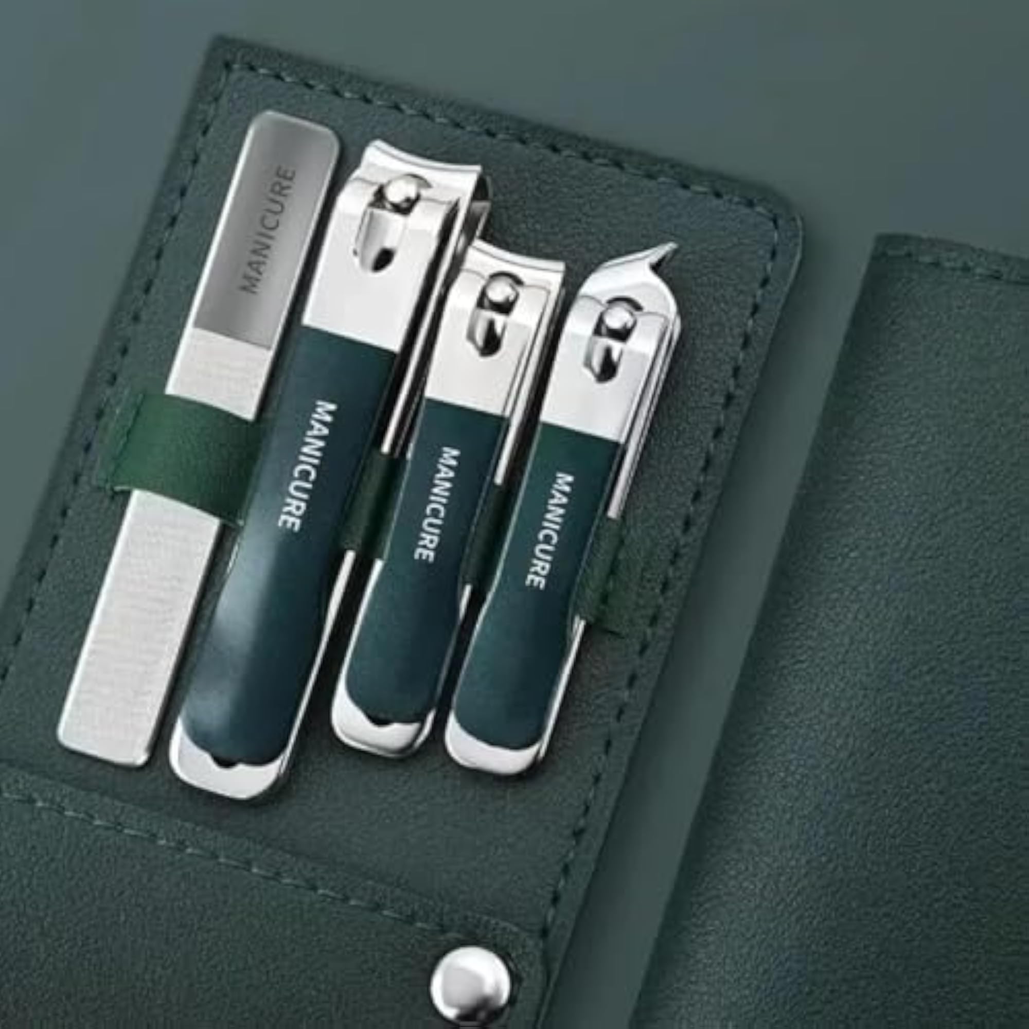 10-in-1 Stainless Steel Nail Clipper Set, Grooming Kit