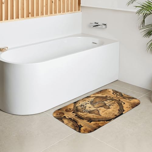 Tapis de bain diatomée séchage rapide pliable et antidérapant pour sol sec - 5