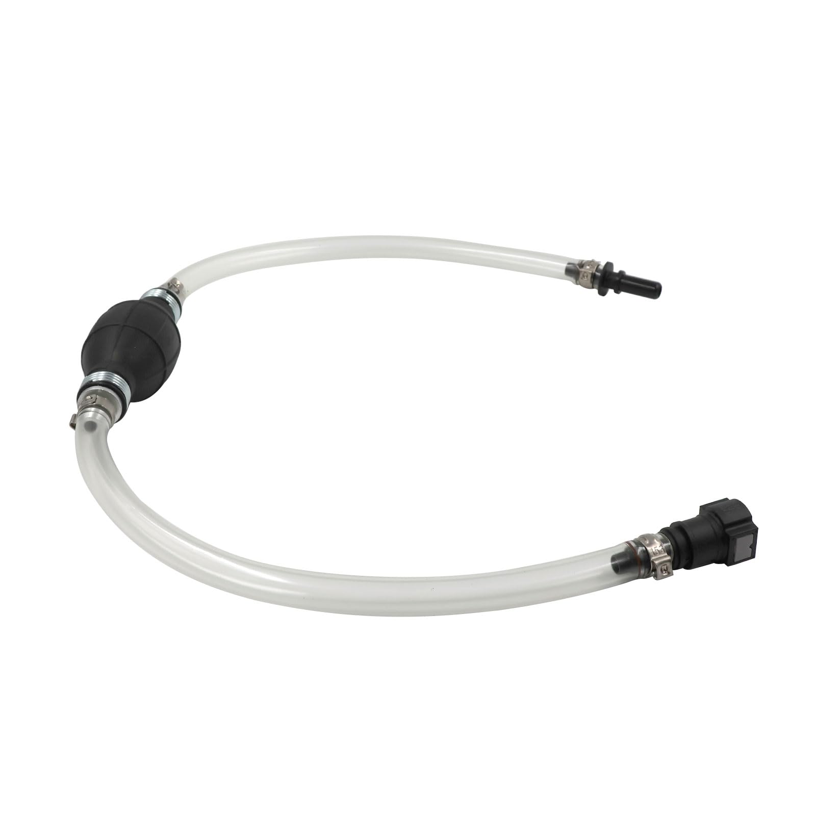 Bohaner Dieselkraftstoff Priming Entlüftungspumpe Werkzeug Priming Entlüften Handpumpe Werkzeug Manuelle Hand Primer Entlüfter mit Ölleitung Kompatibel mit Ford PSA Land Rover Jaguar Volvo für Auto & Motorrad
