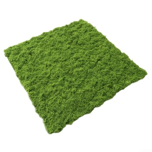 Simulation de mousse pour terrariums et maquettes tapis polyester vert 1x1m de jardin