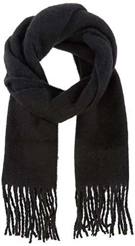 Only Onltiana Life Weaved Scarf CC-Bufanda, Negro, Talla única (Pack de 30) para Mujer